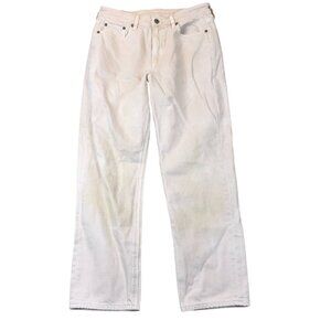 American Eagle Women's Jeans Size 10 Straight Leg Classic Casual Beige Travel